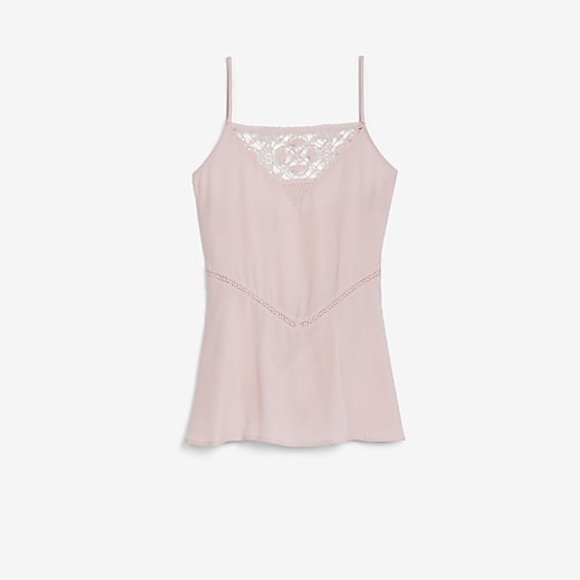 EXPRESS Lace High Neck Cami - Picture 10 of 10